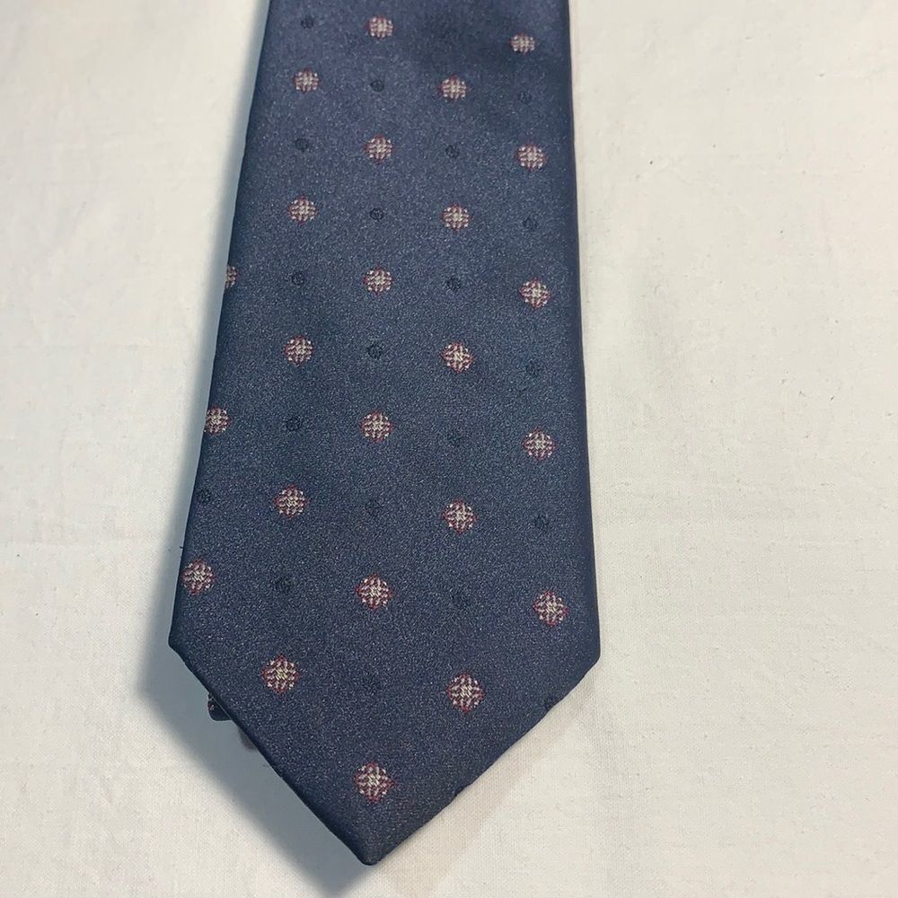 3for$20 dark blue tie Manhattan made in USA